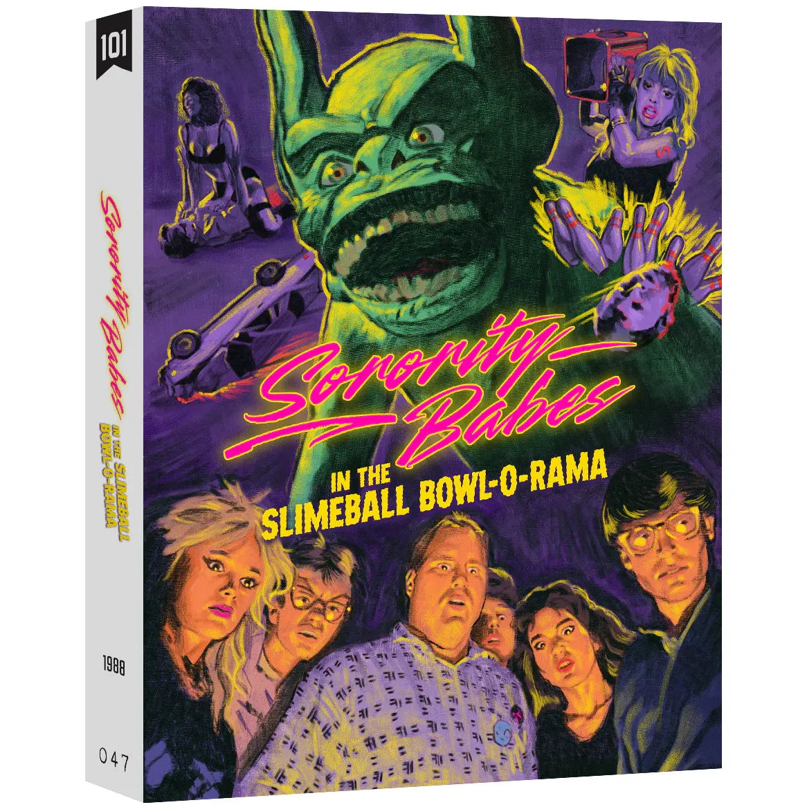 PRE-ORDER: Sorority Babes in the Slimeball Bowl-O-Rama Limited Edition Blu-Ray (101 Films Black Label) w/ Slipcover + Booklet [REGION B]