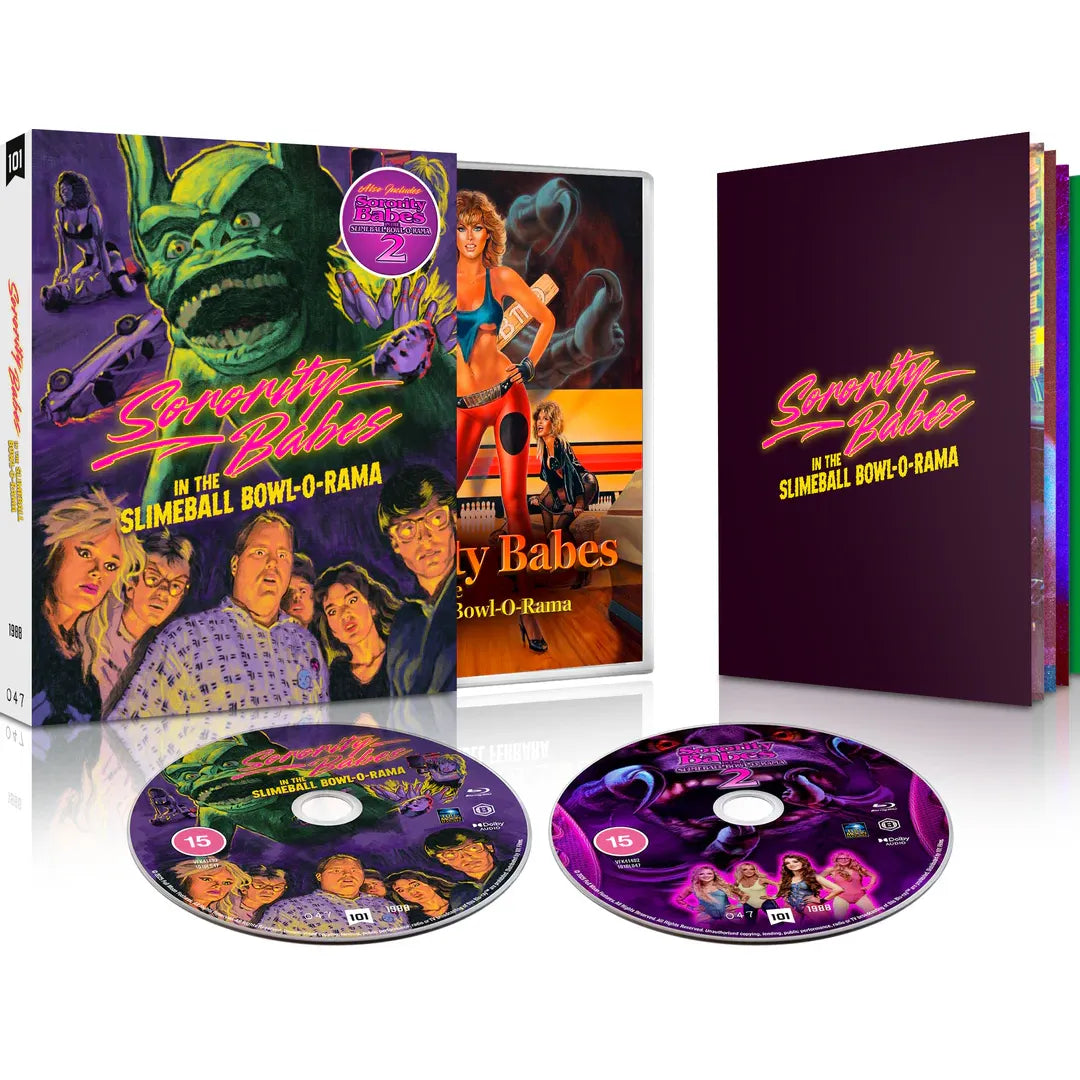 PRE-ORDER: Sorority Babes in the Slimeball Bowl-O-Rama Limited Edition Blu-Ray (101 Films Black Label) w/ Slipcover + Booklet [REGION B]