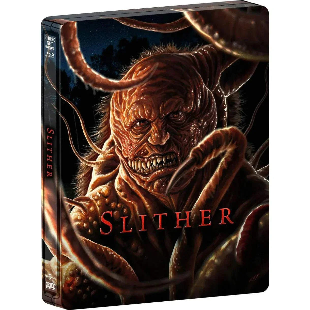 Slither limited edition steelbook 4K UHD Blu-Ray pre-order horror film by James Gunn