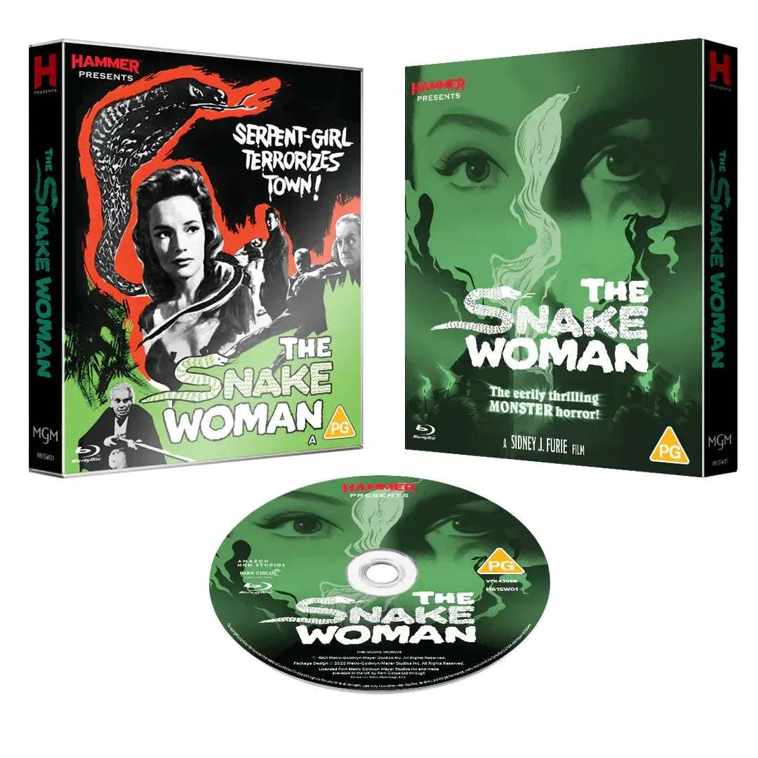 The Snake Woman Blu-Ray Limited Collector's Edition with slipcover and restored 2K film artwork
