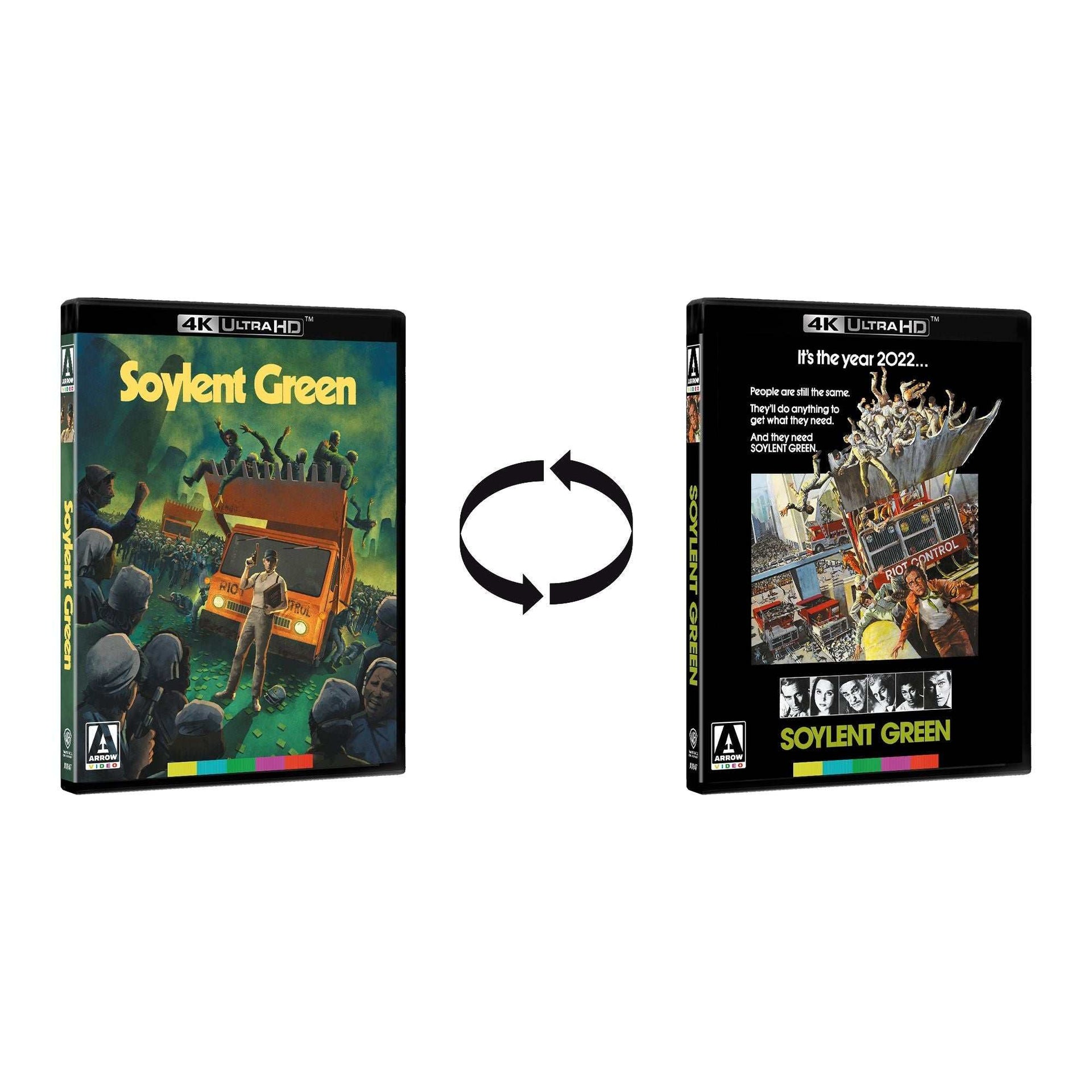 Soylent Green Limited Edition 4K UHD Blu-ray with slipcover and booklet pre-order packaging