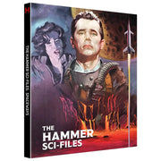 Spaceways Limited Collectors Edition 4K Ultra HD Blu-Ray with rigid slipcase and booklet from Hammer Films featuring sci-fi noir artwork