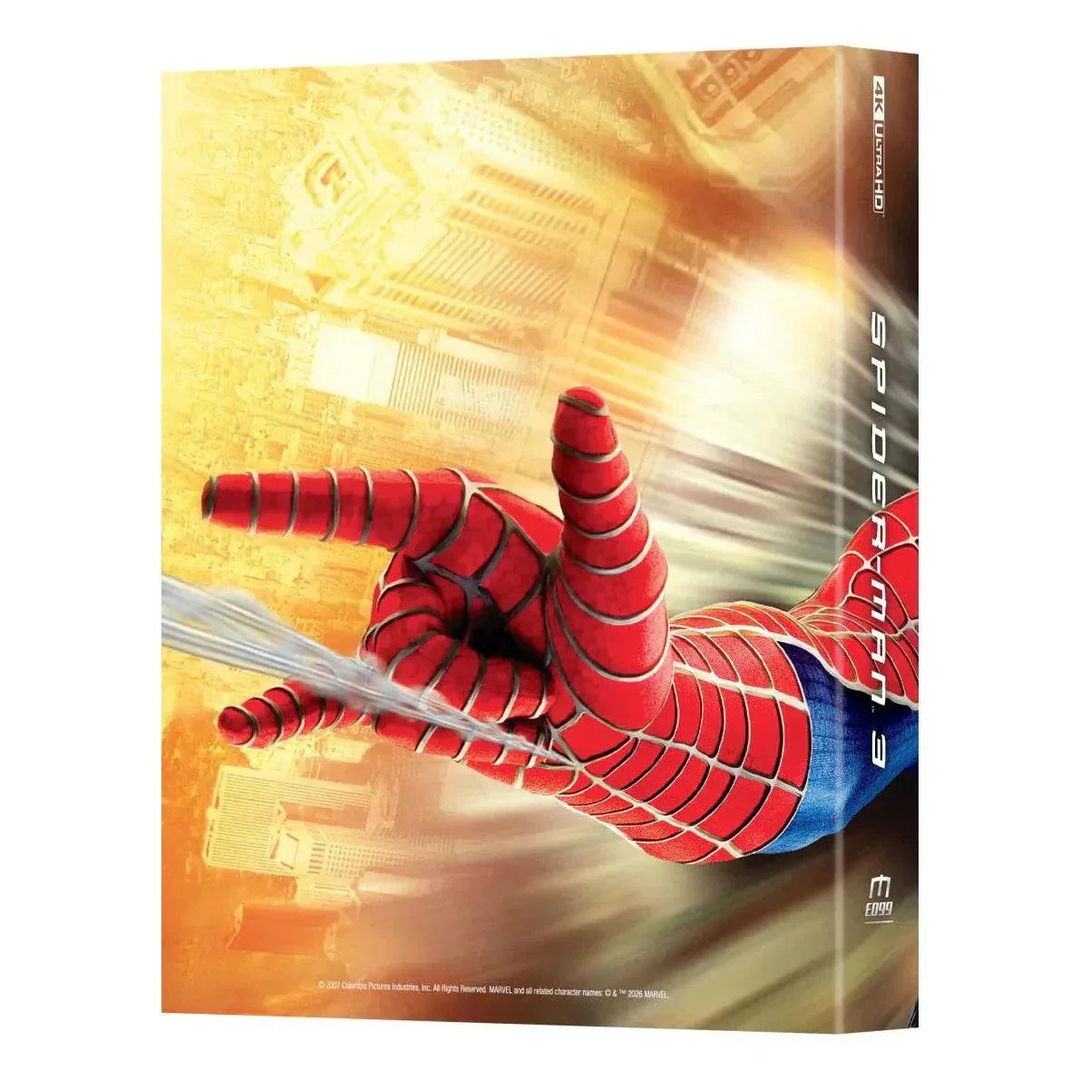 Spider-Man 3 2007 full slip steelbook 4K UHD and Blu-Ray pre-order packaging