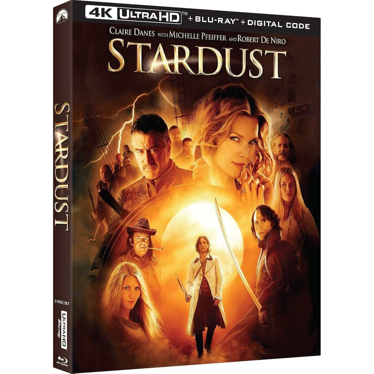 Stardust 4K UHD Blu-Ray digital pre-order with slipcover Paramount US fantasy adventure film packaging