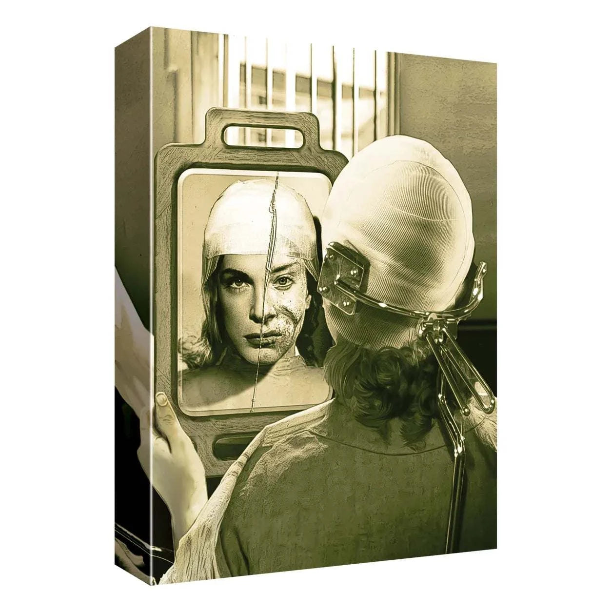 Stolen Face Limited Collectors Edition 4K Ultra HD and Blu-Ray with booklet and rigid slipcase showing vintage film restoration artwork