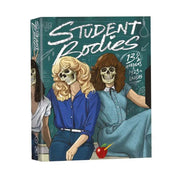 Student Bodies 1981 deluxe 3-disc UHD, Blu-ray, and CD edition with illustrated slipcase featuring skeleton-faced students and horror parody theme