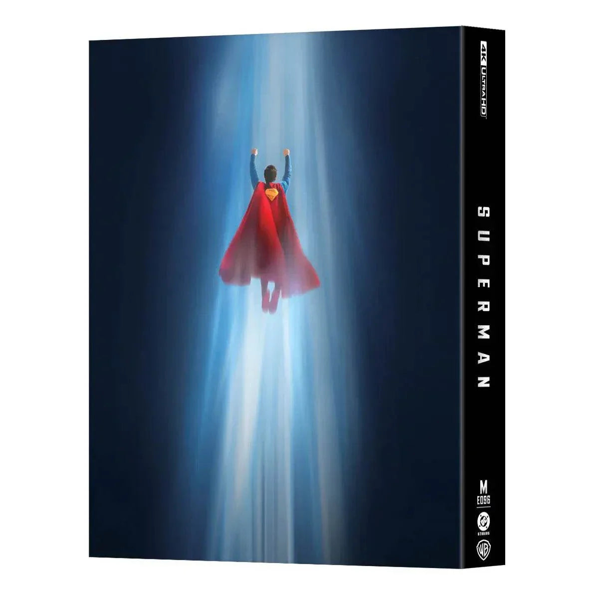 Superman 2025 steelbook 4K UHD Blu-Ray Manta Lab full slip with flying Superman artwork