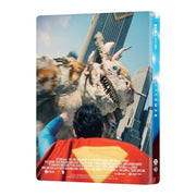 Superman 2025 double lenticular steelbook 4K UHD and Blu-Ray edition with embossed title and exclusive artwork
