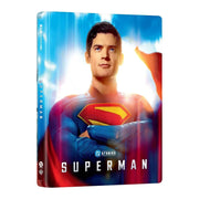 Superman 2025 Steelbook 4K UHD Blu-Ray with double lenticular cover and exclusive Manta Lab design