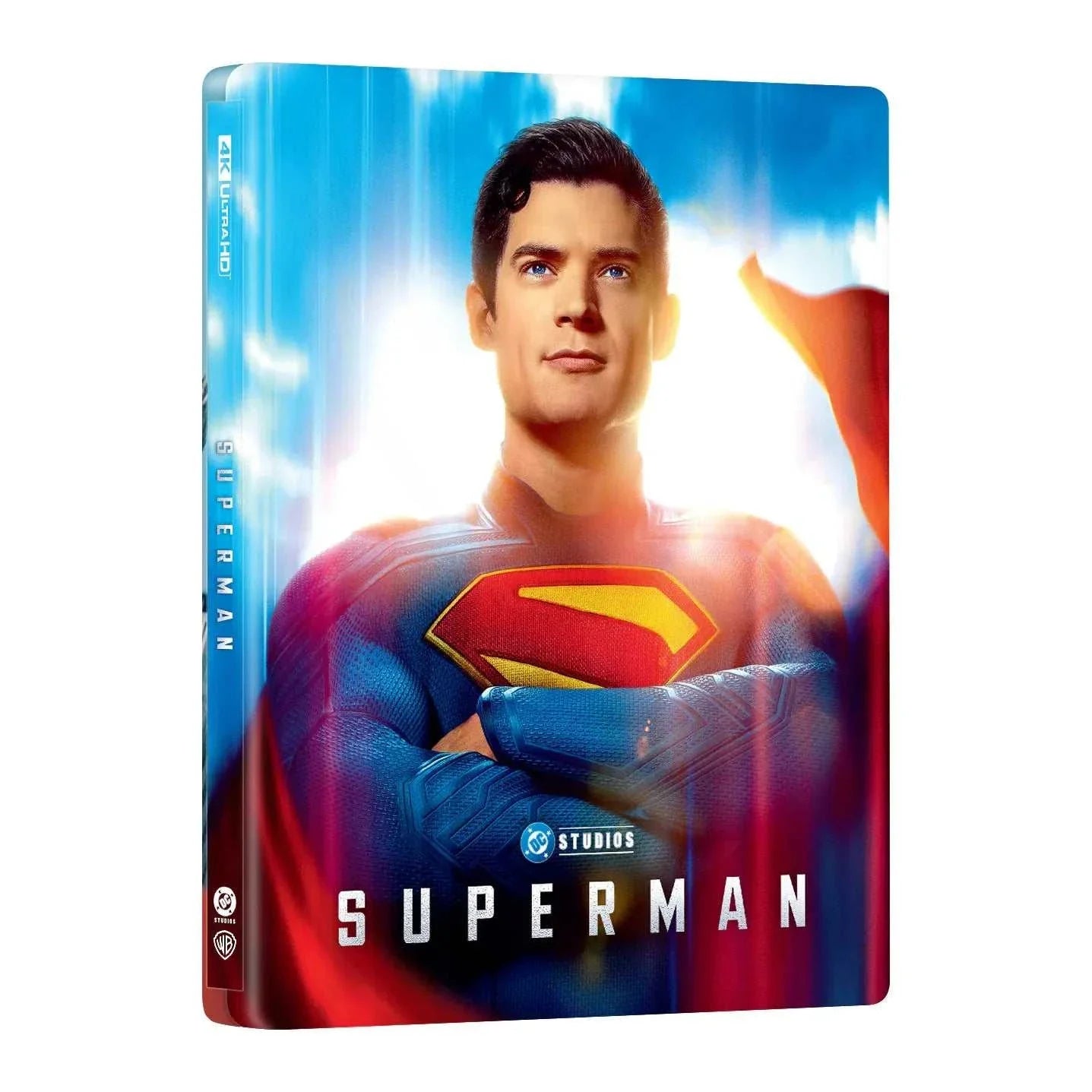Superman 2025 Steelbook 4K UHD Blu-Ray with double lenticular cover and exclusive Manta Lab design