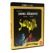 Suspiria Limited Edition 4K UHD Blu-Ray slipcover collector's set with extras and booklet