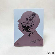 The Birds 4K UHD limited edition steelbook with Alfred Hitchcock silhouette and flying birds design