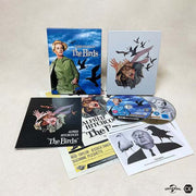 The Birds 4K UHD limited edition steelbook set with full slip, poster, booklet, and bonus discs