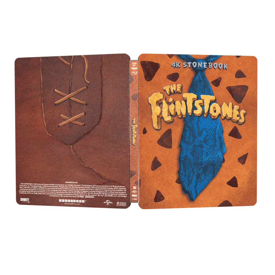 The Flintstones Limited Edition Steelbook 4K UHD and Blu-Ray pre-order packaging