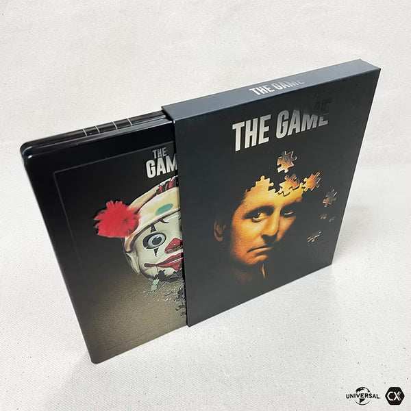 The Game Blu-Ray Limited Edition steelbook with full slip matte finish and art cards packaging