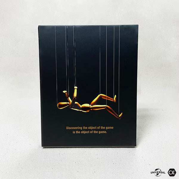 The Game Blu-Ray Limited Edition Full Slip with Steelbook and Art Cards packaging featuring a marionette puppet design on black background