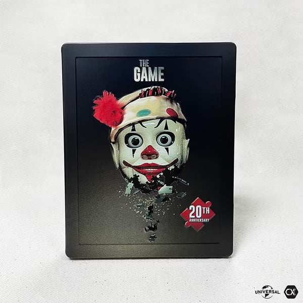 The Game Blu-Ray limited edition steelbook with full slip and art cards packaging featuring 20th anniversary design