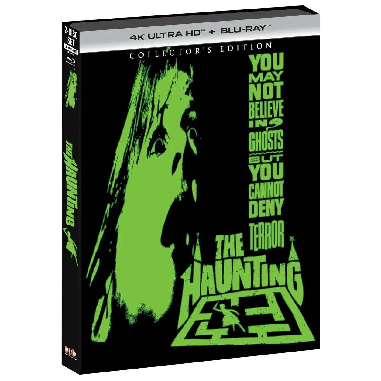 The Haunting 1963 Collector's Edition 4K UHD Blu-Ray with slipcover by Scream Factory pre-order release