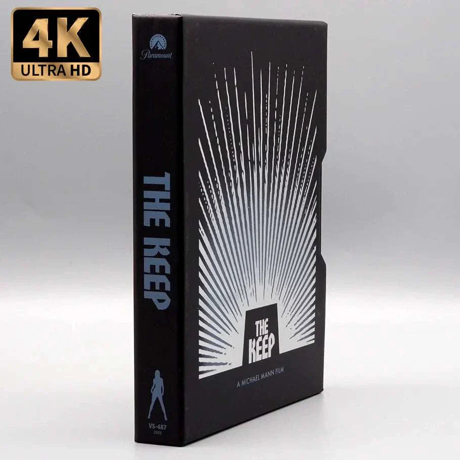 The Keep 4K UHD and Blu-ray limited edition hardcase by Vinegar Syndrome with exclusive packaging