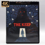 The Keep 4K UHD and Blu-ray limited edition hardcase cover with horror movie design