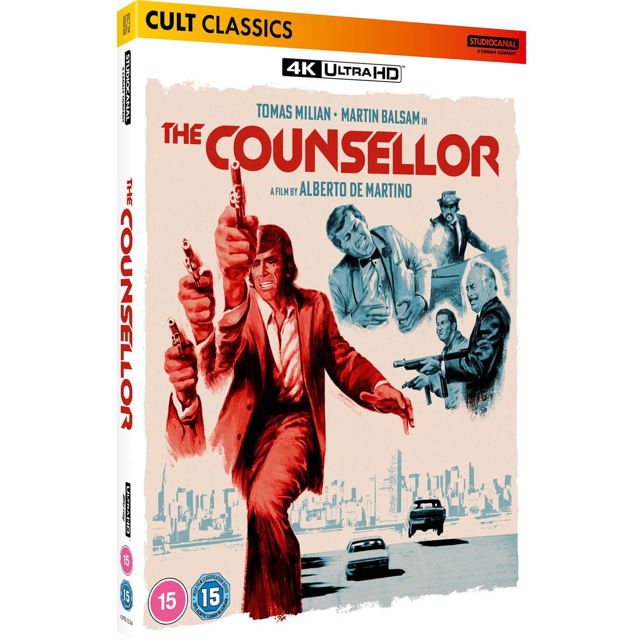 PRE-ORDER: The Counsellor (1973) 4K UHD w/ Slipcover + Booklet (StudioCanal UK)