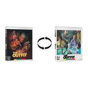 The Outfit Limited Edition Blu-Ray with slipcover and booklet by Arrow Video US pre-order banner