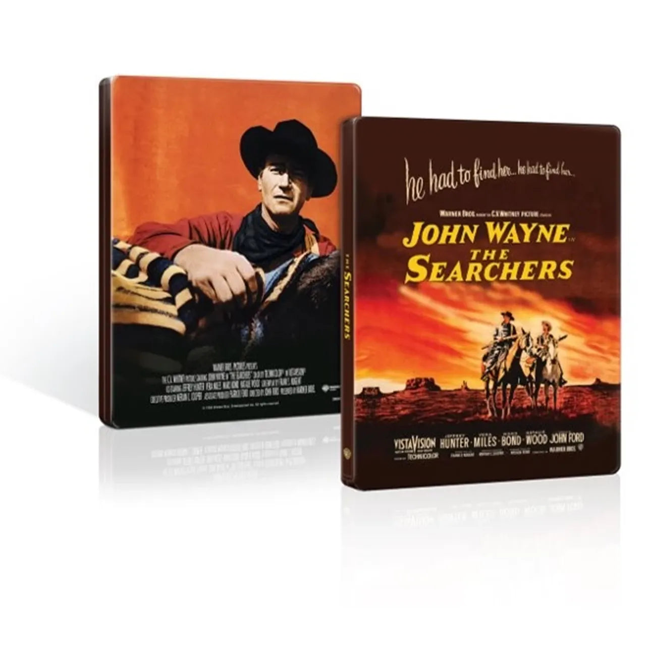 PRE-ORDER: The Searchers (Warner Bros. UK) Limited Edition Steelbook 4K UHD + Blu-Ray [REGION FREE]
