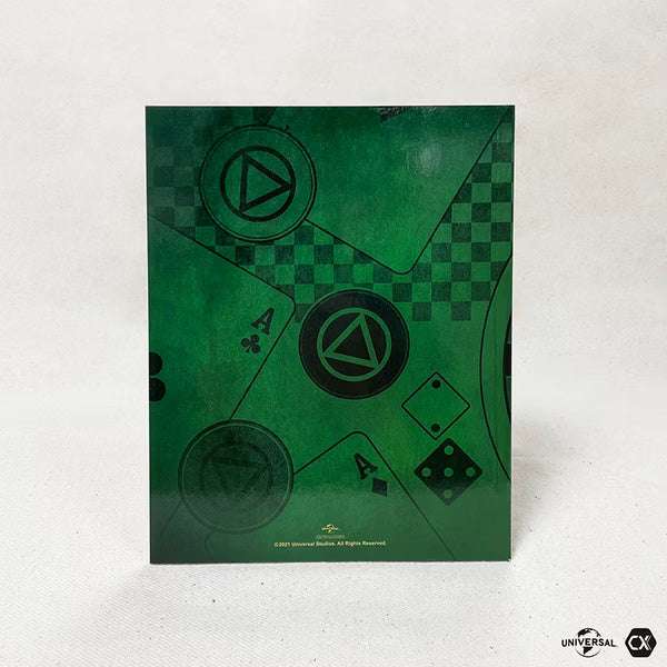 The Sting 4K UHD limited edition full slip with steelbook and extras packaging with green card suit design