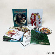 The Sting 4K UHD limited edition steelbook set with full slip, booklet, poster, and movie stills cards
