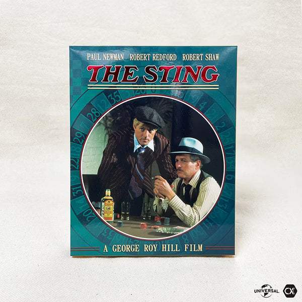 The Sting 4K UHD limited edition with Blu-Ray, steelbook, full slip, booklet, movie stills, and poster