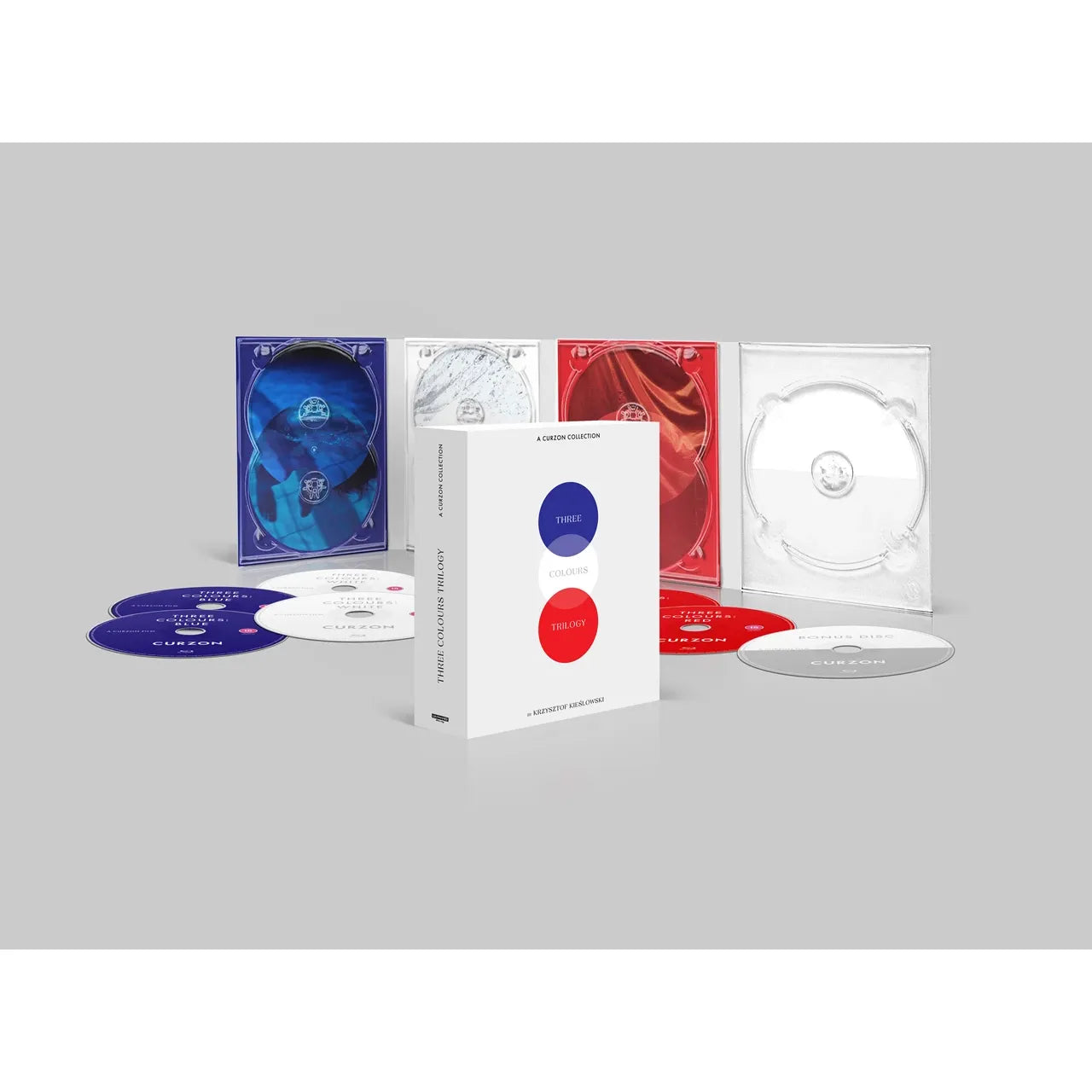 PRE-ORDER: Three Colours Trilogy - Blue / White / Red: A Curzon Collection 4K UHD + Blu-Ray w/ Slipcase [REGION FREE/REGION B]