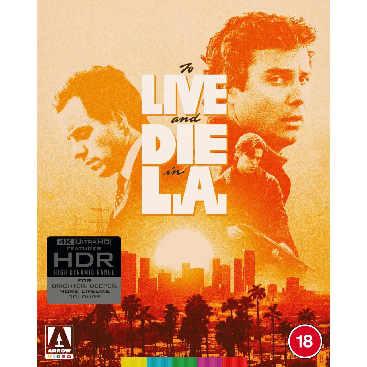 To Live and Die in L.A. Limited Edition 4K UHD pre-order with slipcover and booklet by Arrow Films UK