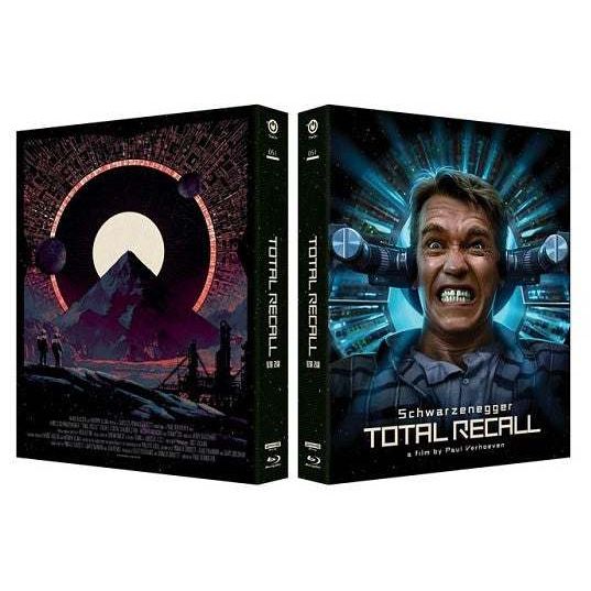 Total Recall limited edition 4K UHD Blu-Ray digipack full slip Type A and lenticular slip Type B packaging