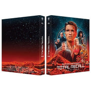 Total Recall Limited Edition 4K UHD Blu-Ray Digipack Type A and B slipcases with 36-page booklet and art cards
