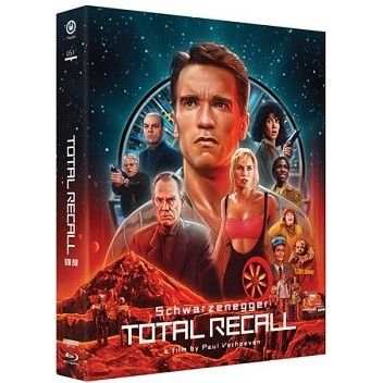 Total Recall limited edition 4K UHD and Blu-Ray digipack slipcases type A and B packaging