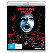 Tourist Trap 1979 horror Blu-ray with limited edition slipcover region free by Umbrella Entertainment