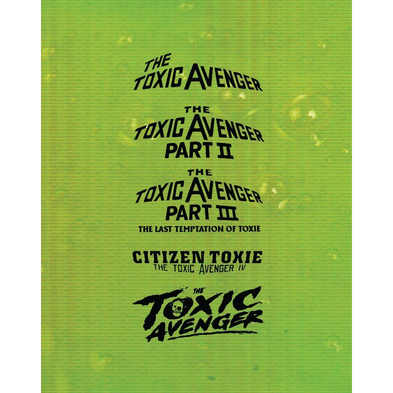 The Tox Box complete Toxic Avenger 10-disc 4K UHD and Blu-Ray collection by Umbrella Entertainment