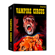 Vampire Circus 1972 limited edition 4K UHD and Blu-ray hardbox with horror movie artwork and booklet
