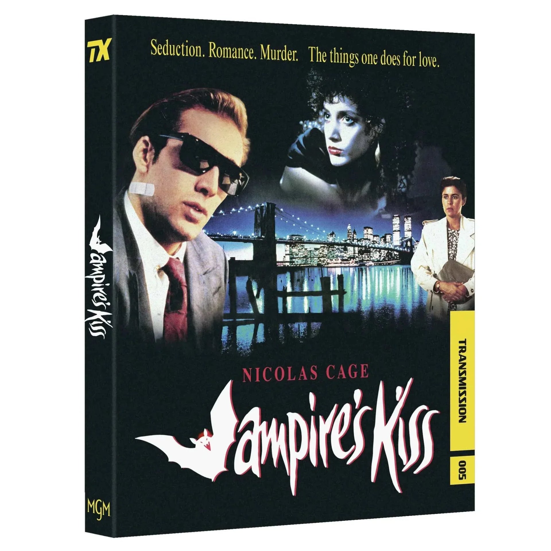 Vampire's Kiss Limited Edition 4K UHD and Blu-Ray rigid box set with bonus features and collector's items