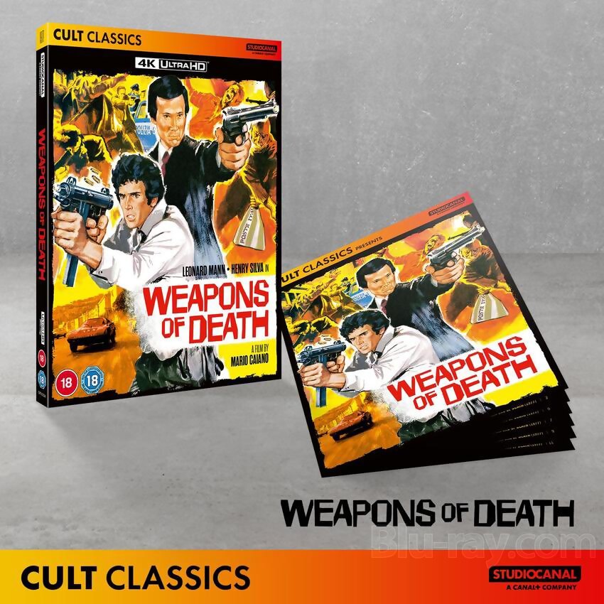 PRE-ORDER: Weapons Of Death 4K UHD w/ Slipcover + Booklet (Studio Canal UK)