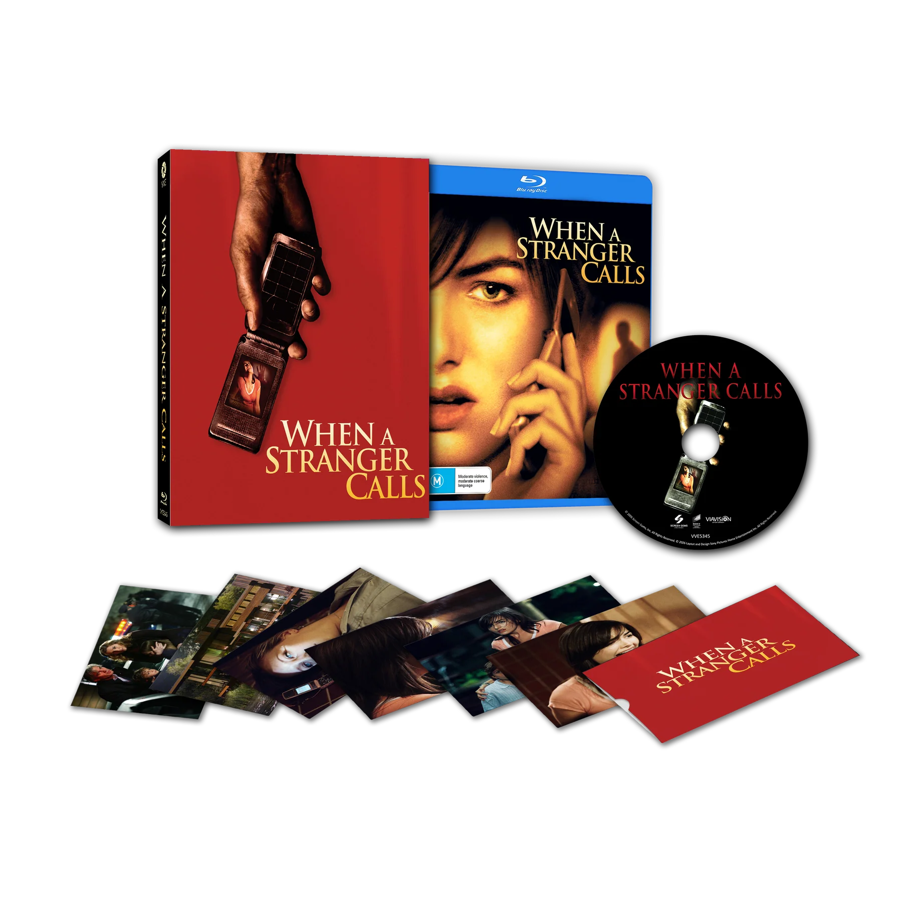 When A Stranger Calls 2006 Blu-Ray limited edition 3D lenticular hardcase with art cards pre-order cover
