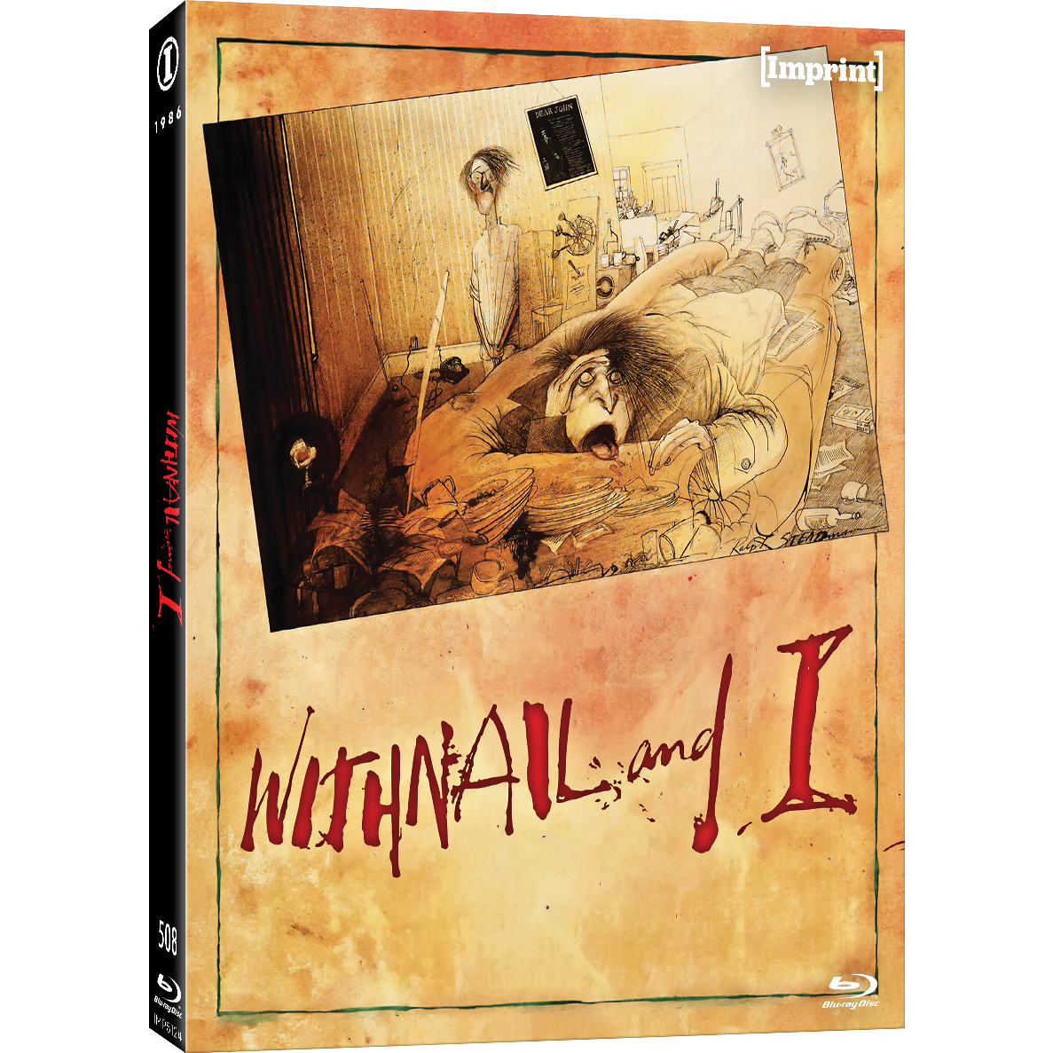 Withnail and I limited edition Blu-ray slipcover region free cult classic film cover artwork