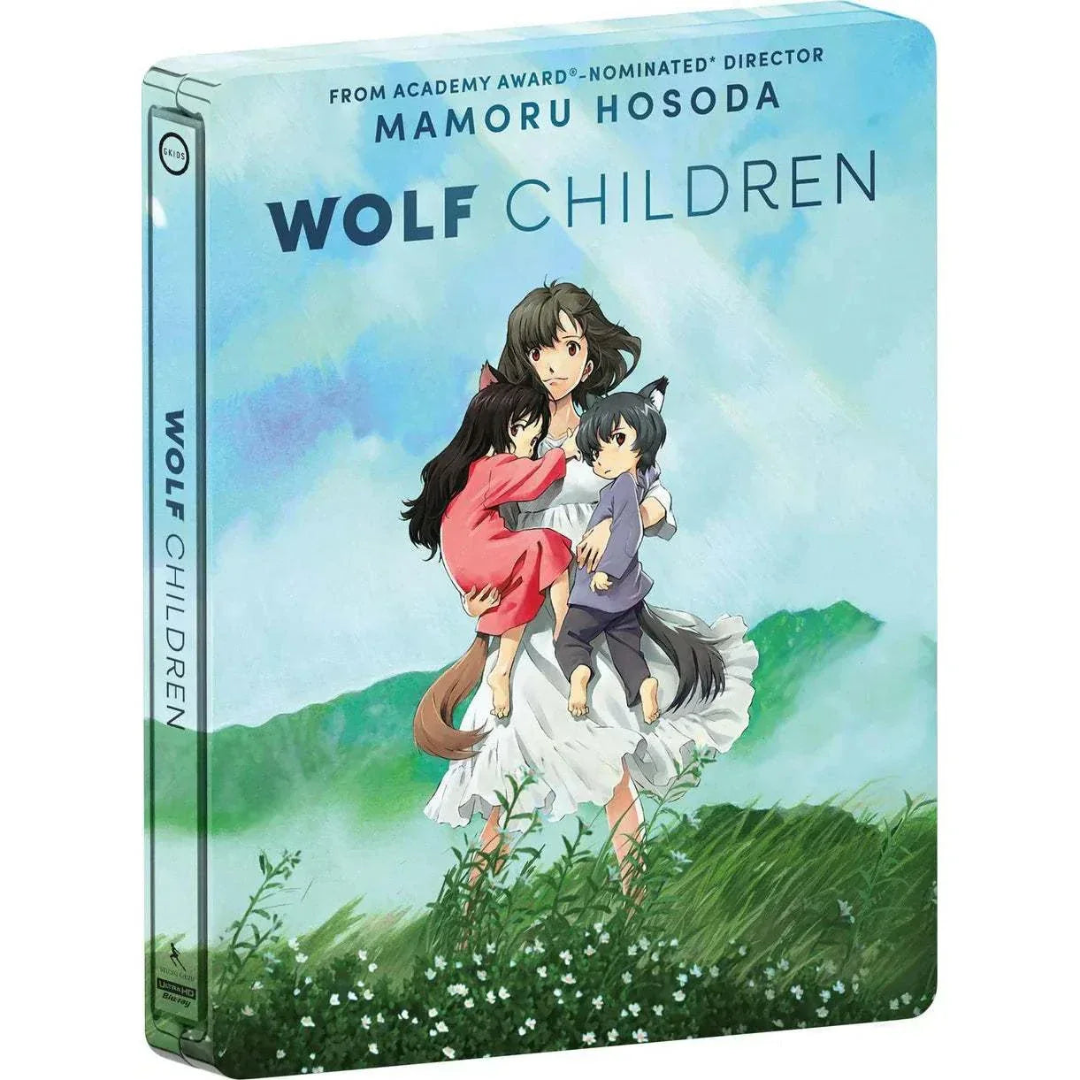 Wolf Children 4K UHD limited edition steelbook pre-order with anime cover art and bonus features