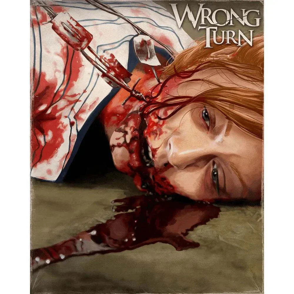 Wrong Turn 2003 4K UHD Blu-Ray pre-order with slipcover and bonus interviews