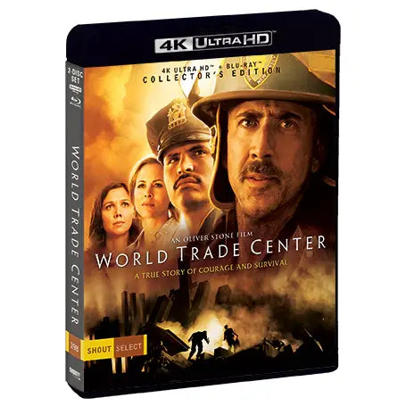 World Trade Center Collector's Edition 4K UHD Blu-Ray with limited edition slipcover.
