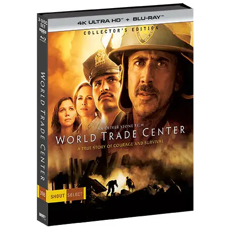 World Trade Center Collector's Edition 4K UHD Blu-Ray with limited edition slipcover.