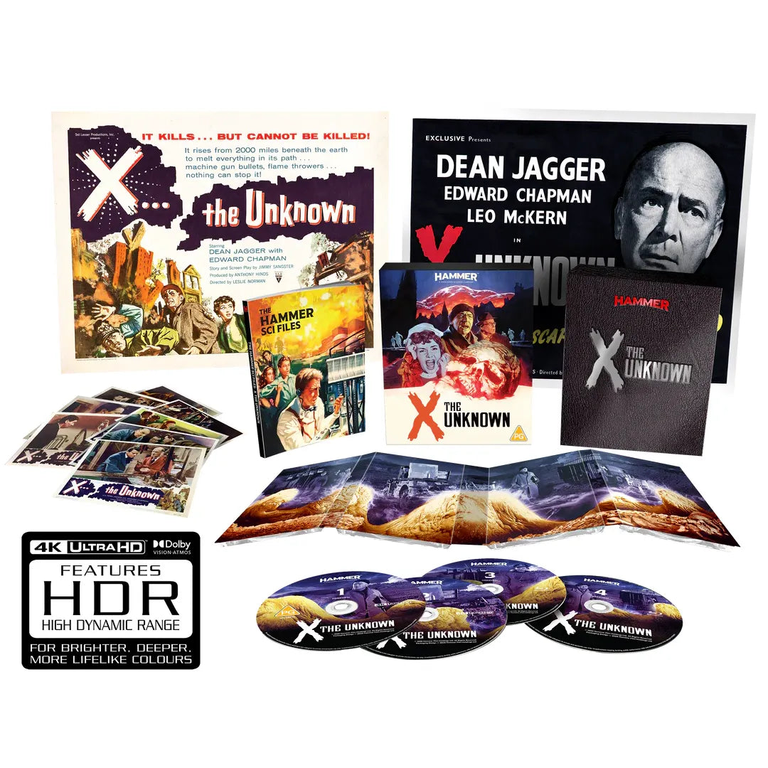 PRE-ORDER: X The Unknown Limited Collectors Edition 4K UHD + Blu-Ray w/ Slipcase (Hammer UK) [REGION FREE]