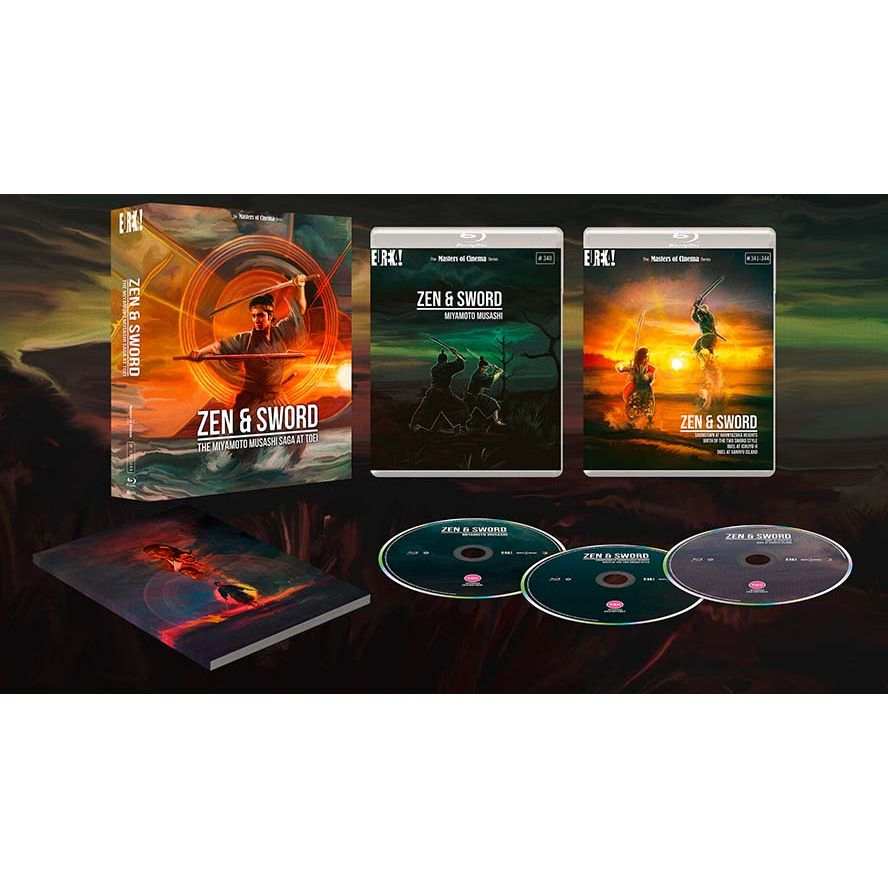 Zen and Sword Miyamoto Musashi limited edition Blu-ray box set with collector's book and discs